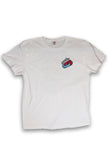Camiseta Blanca de manga corta Logo Bordado: "Color Chimp" - Duckz Clothing Store
